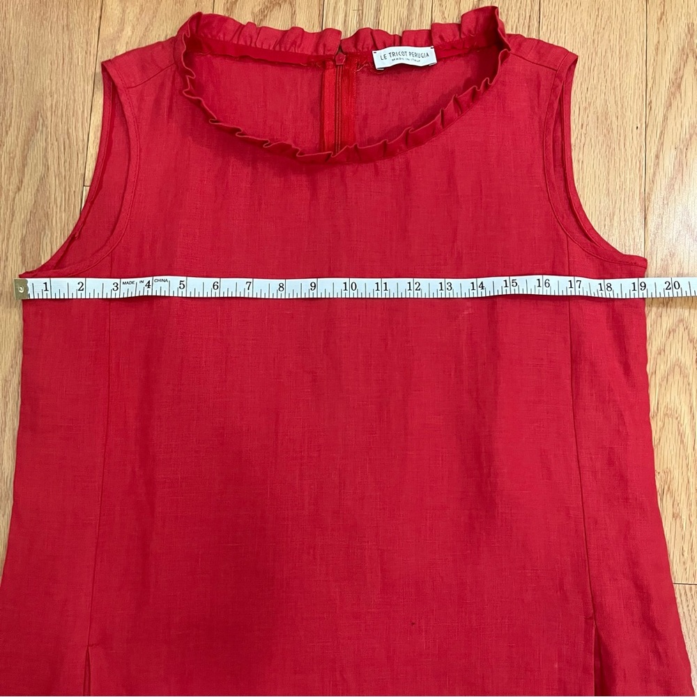 Le Tricot Perugia Linen Shift Dress - Picture 11 of 13